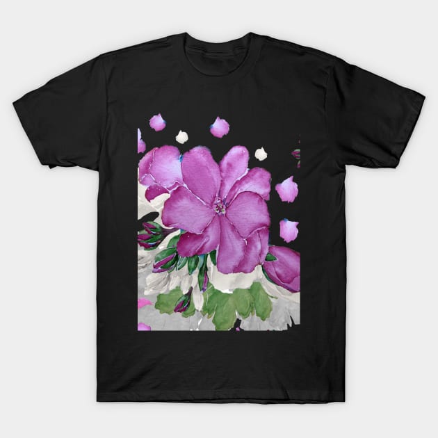 Geranium T-Shirt by GeriJudd